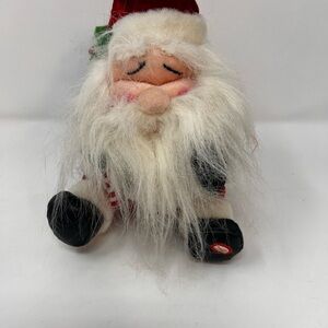Gemmy Animated Christmas Santa Plush Singing “Deck The Halls” Vintage Retro